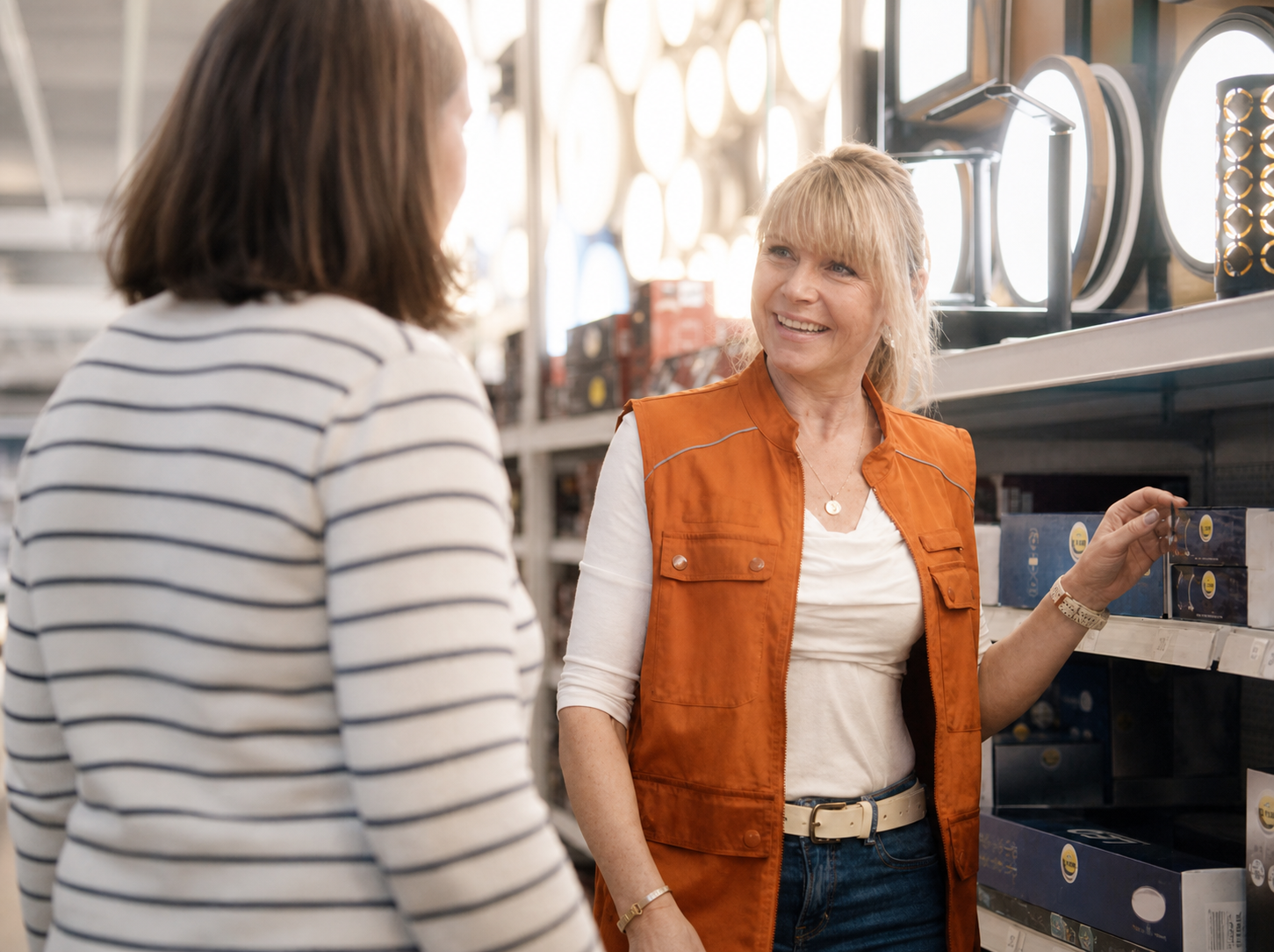 Persönliche Beratung im Baumarkt